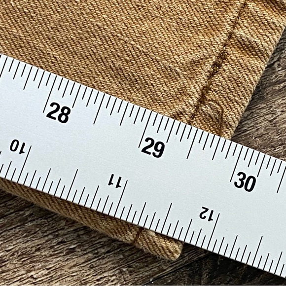 Lauren Ralph Lauren Jeans Women 16W Tan Bootcut Studded Western Cowgirl Denim - Picture 5 of 9